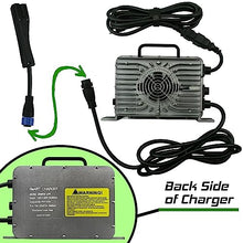 PowerStar 48V LiFePO4 Golf Cart Battery Replacement with Charger Black