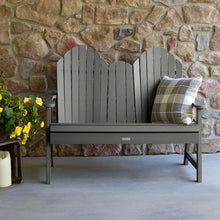highwood Hamilton 4ft Dining Height Adirondack Bench, Coastal Teak
