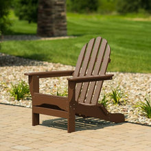 DuroGreen Adirondack Chairs Set of 4 Oversized All-Weather Tangentwood Teak