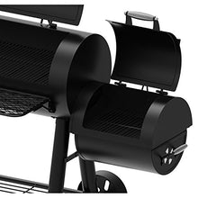 Dyna-Glo Signature Series DGSS962CBO-D Barrel Charcoal Grill with Side Firebox Black Powder Coat