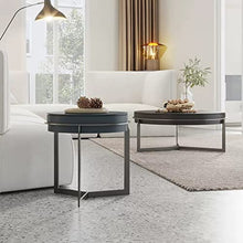DIEYPOL Coffee Table Coffee Table Modern Minimalist Storage Round Small Coffee Table Living Room Home Coffee Table Living Room Furniture Mesa para Centro De Sala(B)