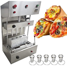 TXMACHINE 4 cone maker machine commercial pizza cone machine Handheld Pizza Making Machines for pizza shop with pizza oven,Display Cabinet (custom cone shape machine, 220V/50HZ)