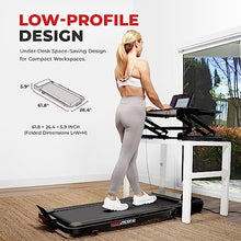 Sunny Health & Fitness Treadpad® Pacer Dual Mode Treadmill Black