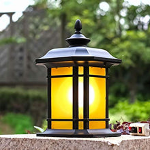 KYTGFH Wall Lamp European Style Outdoor Lamp Garden Courtyard Column Head Villa Lamp Outdoor Waterproof Door Post Lamp Led Wall Post Lamp