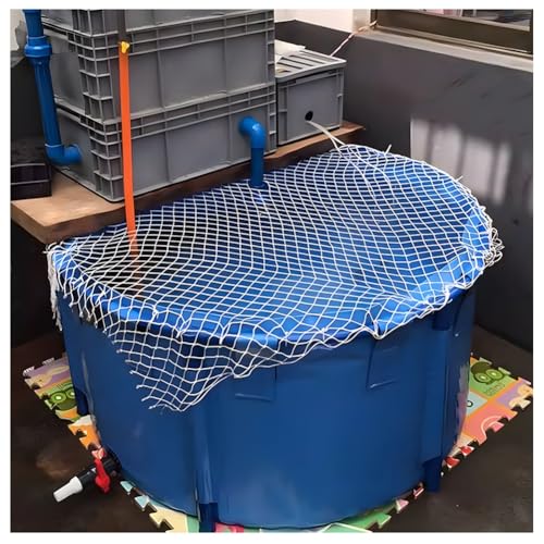 Zfmnoyev Canvas Aquarium Fish Pond with Bracket, Round Thickening Swimming Pool with Drain Valve, Collapsible Outdoors Water Storage Tank, for Koi Culture Agricultural Irrigation(1.5x0.8m-1400L)