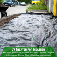 Farm Plastic Supply - Premium Weed Barrier Landscape Fabric Heavy Duty, Commercial Driveway, Weed Barrier Landscape Fabric Heavy Duty (3.2oz - 6' x 750')