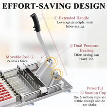 UMJIGF Kebab Maker Machine, Manual Stainless Steel 10-Hole Press Mould for BBQ Bamboo Skewers, Commercial Meat String Grilling Tool