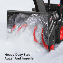 AMERISUN 24-Inch Gas Snow Blower with 212cc 4-Cycle OHV Engine, Recoil Start, 40Ft Snow Throwing for Decks, Driveways, and Sidewalks