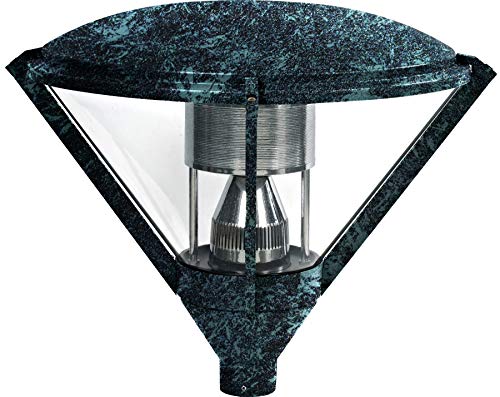 DABMAR LIGHTING GM500-VG Post Light Fixture 120 Volts, Verde Green
