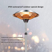 Outdoor Electric Heater 3000W Patio Heater Outdoor Heater with Tip Over Protection Instant Warm Radiator Carbon Fiber Heating Tube Small (Carbon Fiber) 210 cm (82 inches) (210 cm) Small (Halogen))