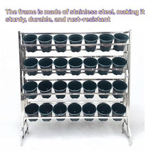 sunbiaouk 4-Tier Raised Garden Bed, Plant Stand Indoor Outdoor,Vertical Raised Garden Bed Planter Box with Wheels, for Strawberries, Flowers, Herbs, Vegetables
