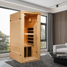 EPOFIT Single Person Far Infrared Sauna Natural