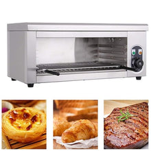 MZGYYD Electric Cheese Melter Grill - 2000W Commercial Countertop Grill for Steaks, Fish, Chicken Wings, BBQ - Wall-Mounted Oven for Efficient Cooking