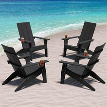 MXIMU Adirondack Chairs Set of 4, 450lb Capacity & 33in Tall Backrest
