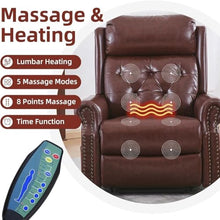 KTYUERGHK Large Power Lift Lay Flat Recliner with Adjustable Headrest