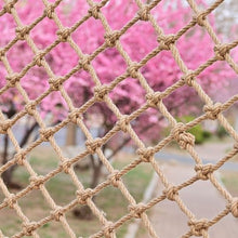 Pithsdp Jute Hemp Rope Net, Heavy Duty Natural Climbing Safety Rope Netting, Garden Balcony Stairs Fence Playground Protection Net Indoor and Outdoor Decor Rope Net(Size:3x9,Color:Hemp)
