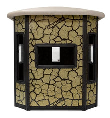 MUDDY Bull XL Box Blind Steel Wall Construction Cracked Mud Camo Multi