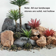 GFXYQPDNV Realistic Fake Rocks for Yard, Artificial Landscape Solid Fake Rocks, Outdoor Faux Rock Cover, PU Foam Decorative Cover, Decorative Stones for Landscaping Lawns and Gardens