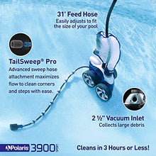 Polaris Vac-Sweep 3900 Sport Pressure Inground Pool Cleaner Blue Black Gray