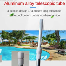 Swimming Pool Vacuum Cleaner, 200W 10-Meter Hose and 2.8-Meter Power Cord Underwater Swimming Pool Vacuum Cleaner, Suitable for Underground Pools, Fish Ponds and Bathtub Pools