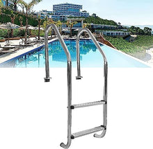 Swimming Pool Ladder Easy to Install Handrail Climbing Ladder with Non-Slip Pedal for Private and Large Swimming Pools