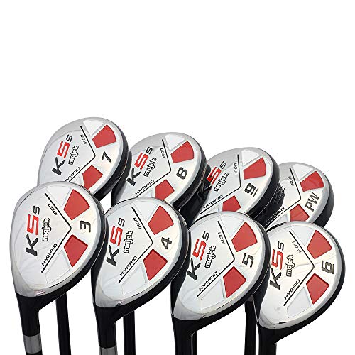 Majek Senior Men’s All Hybrid Golf Set Black