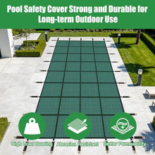 AMZSTAN 32 x 52 FT Inground Pool Cover with Complete Installation Kit