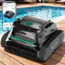 Pool Vacuum, S2 Cordless Pool Vacuum Robot Double Filtration 7800mAh Battery Suction APP Control Pool Cleaner for Large Pools for Floor/Wall