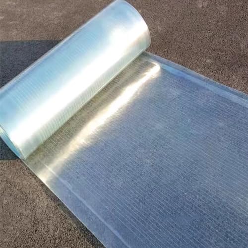 EMYJAY Polycarbonate Roofing Sheet, Transparent Heat-Insulating Greenhouses Cladding Greenhouse Cold Framed Canopy Sunroom Replacement Roofing Sheets (Color : Clear, Size : 1mx10m)