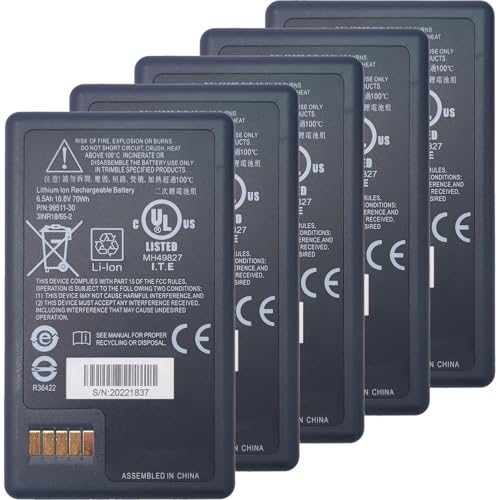 URBUTY (5PCS/Set) 99511-30 79400 10.8V 70Wh Battery for Trimble 79400/99511-30 / S3 / S5 / S6 / S7 / S8 / S9 / SPS930 Total Station Battery, 6500mAh