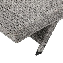 Noble House Crete Outdoor Aluminum Chaise Lounge Set of 4 Grey