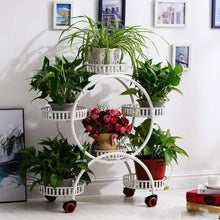 6-Tier Plant Stand Iron Flowerpot Display Modern Practical Shelf Holder Indoor Outdoor Metal Planter Storage Rack Waterproof Plant Display Rack For Patio Balcony Yard Floor Standing Flower Stan
