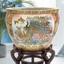18" Famille Rose Porcelain Fishbowl
