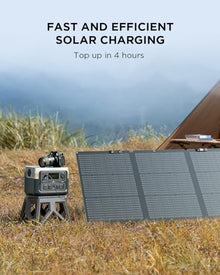 EF ECOFLOW Portable Power Station River 2 Max 500 2 & 160W Solar Panel