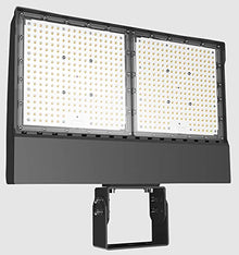 RAB X17PA450NT/PCT Power-Adjustable (250W/350W/400W), high-Output LED floodlight, twistlock photocell, Trunnion Mount (4000K)