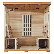 Blue Wave HeatWave SA1318 Klondike 4 Person Cedar Infrared Sauna Bronze
