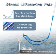 Oracra Pool Safety Hook Swimming Pool Safety Hook for Poles, Aluminum Emergency Life-Saving Rescue Equipment, 1 3 5 M Long Telescopic Drowning Rescue Pole for Boats Parks(500cm(16ft) Pole+Hook)