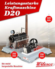 Wilesco D20 Steam Engine Model