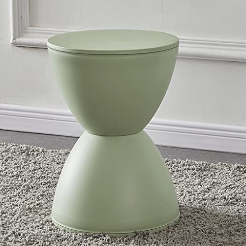 NRFJFOP Plastic Stool Side Table Design Hourglass Bedside Fashionable Changing Shoes Round pier Home Furniture