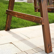 Garden Swing Chair Outdoor Courtyard Swing Leisure Room, Exposed Ceiling Hammock, Terrace Garden, Solid Wood Rocking Chair, Swing, Multiple Outdoor Chairs Porch Swings (Color : E)