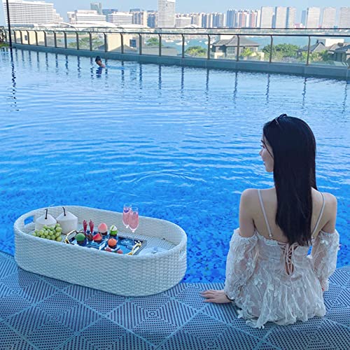 ERoomQ Swimming Pool Floating Tray Floating Tray, Swimming Pool Floats for Adults, Floating Tray for Pools Serving Drinks, Brunch, Food On Water, Various Styles Available