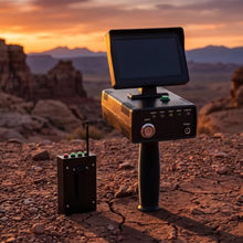 Gold Diamond Detector, Long Range Underground Metal Detector, High Accuracy Treasure Scanner, 1-1200m Search Range, 1-50m Depth, for Detecting Gold, Silver