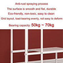 ZXFNVXC Metal 6 Tiered Plant Stand with Wheels and Brake Function Multi Storage Organizer Rack for Indoor and Outdoor Plants Corner Shelf for Easy Transfer and Supplementary Sunlight/Greenery