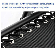 5JJJLOOOPP Garden Outdoor Extra Large Zero Gravity Rocking Patio Lounge Chair Home Lounge Chair Folding Beach Deck Chair with Cushion Support
