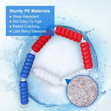 Red Blue White Yellow Pool Float Line, Lightweight Pool Shallow Deep End Cordon Line Divider Rope, Safety Floating Rope with 2 Hooks (Color : Dia 6cm/2.3in, Size : 8m/26.2ft)