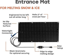 Snow Melting Mats Heated Snow Melting Mats For Stairs, Heated Outdoor Mats, Non-Slip Snow Melting Mats For Winter Snow Removal, Outdoor W/5ft Power Cord Winter Removal One Piece 10in X 30in, Tandem Co
