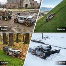 Mowrator S1 4WD 18Ah Remote Control Lawn Mower, Grip Tread Tries, 50° Slope