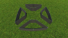 Frame It All Weathered 2" Tool-Free Garden Raised Bed 4-Sided Triangle Weathered Wood 2