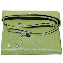 OKUOKA Tarpaulin Waterproof Heavy Duty Sunscreen Canopy Tent Galvanized Buttonhole Plant Shed Truck Cover Outdoor Garden, 13 Sizes, Support Customization (Color : Green, Size : 4X6m)