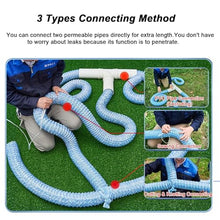 Corrugated French Drain Pipe 1 10 20 30 40 50 60 70 80 100m Long, Outdoor Soft Infiltration Drainage Pipes for Yard/Houseside/Garden/Lawn/Patio/Landscape, Underground Drain Tube, Easy Connect(Long 100